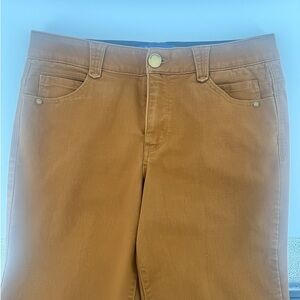 ***SOLD **Democracy Ab solution High-Rise Brown stretch slim straight